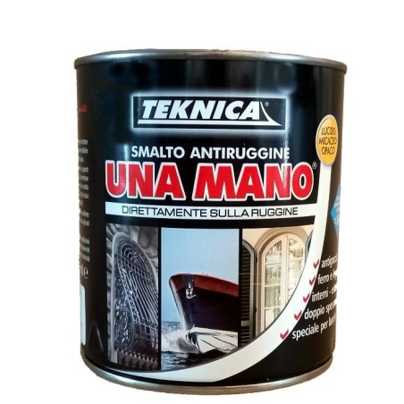 Teknica UNA MANO Smalto Antiruggine interno esterno barche protett 750ML MICACEO